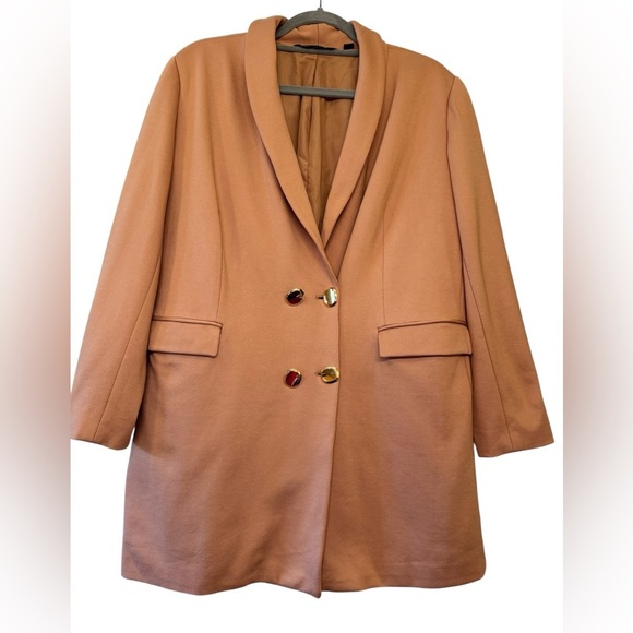 Coleen Lopez Double Breasted Ponte Knit Blazer - Picture 7 of 10